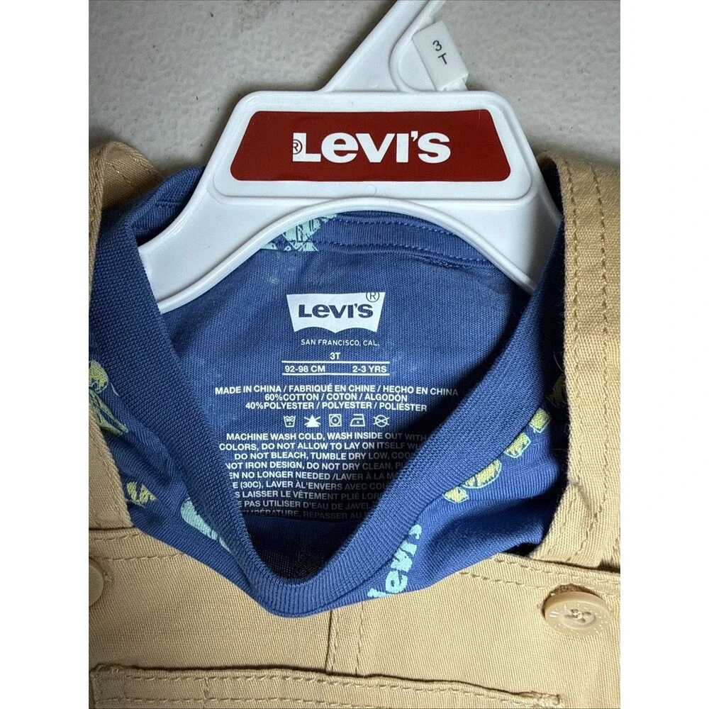 Levi's NWT 3T Overall Set 2-Piece